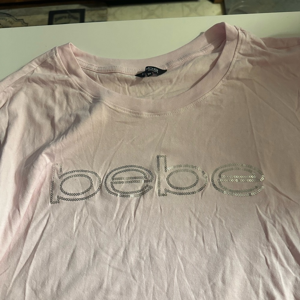 Bebe Soft Pink Tee